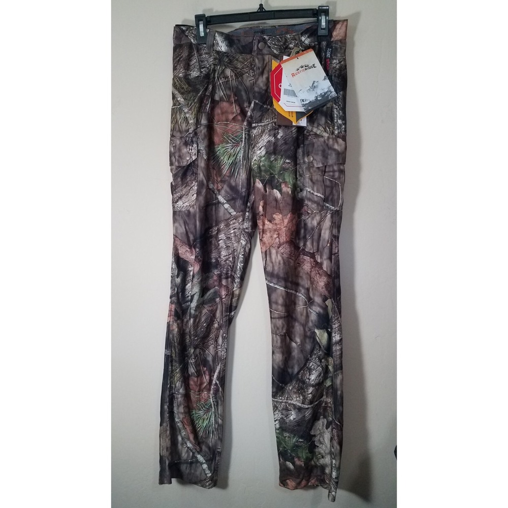 Rustic Ridge Evasion Pants Youth XL Mossy Camo Scent Stop Adj Waist Hunting NEW